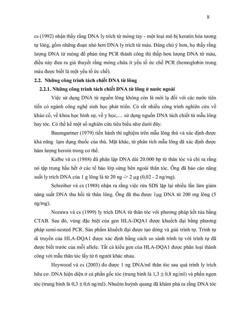 image for page Xác định quy trình ly trích dna từ lông heo