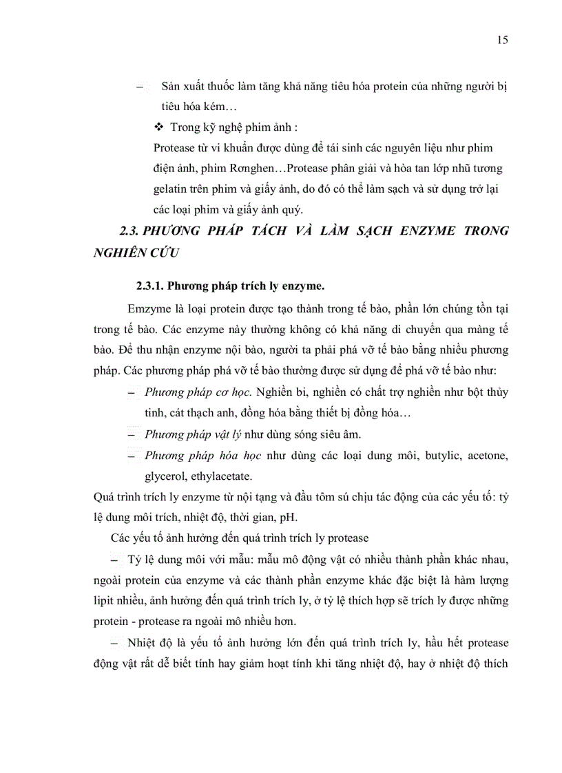 image for page Tách chiết tinh sạch và tính chất của protease từ nội tạng và đầu tôm sú