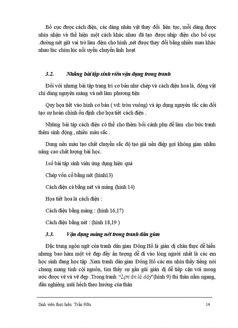 image for page Nét mảng trong tranh dân dan đông hồ