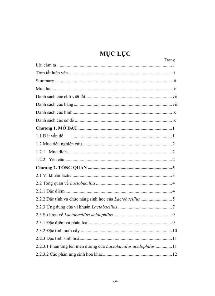 image for page Khảo sát khả năng sinh axít lactic và tính kháng của Lactobacillus acidophilus đối với vi khuẩn E coli dùng để sản xuất chế phẩm probiotic