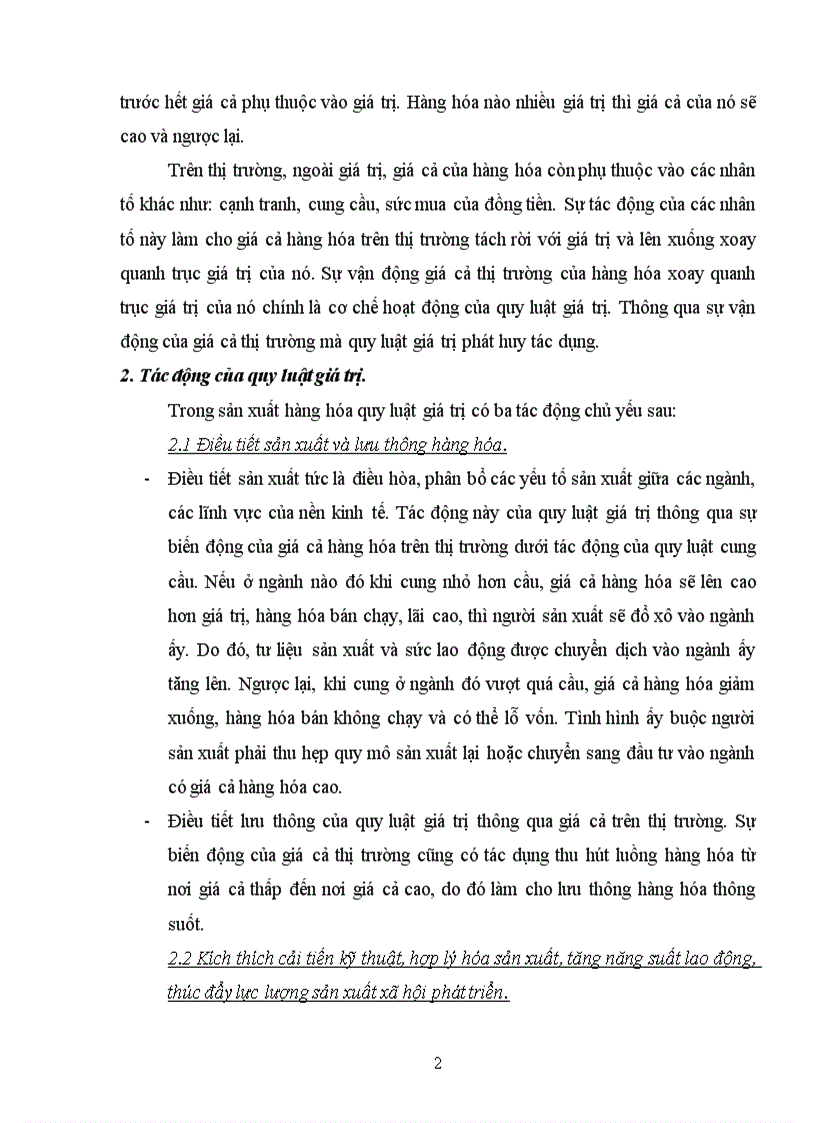 image for page Tác động của quy luật giá trị đối với nền kinh tế nước ta hiện nay