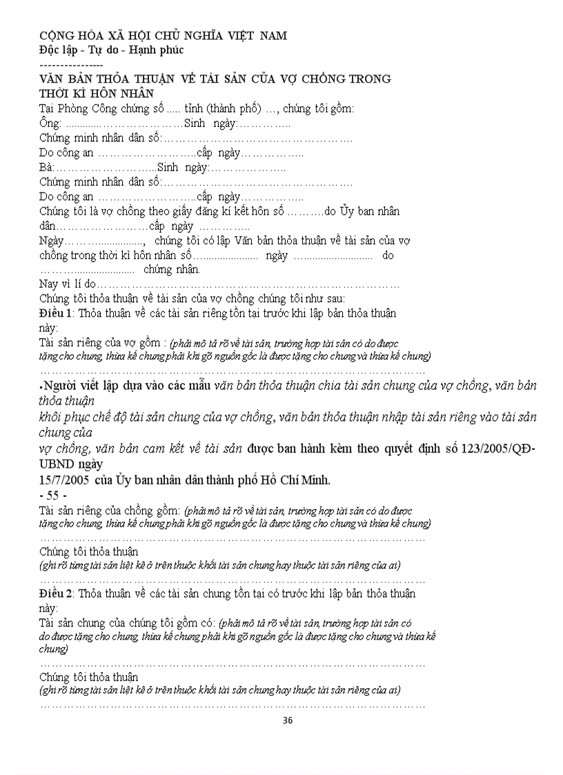 image for page Chia tài sản chung đến thỏa thuận về tài sản của vợ chồng trong thời kì hôn nhân