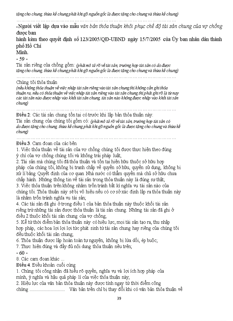 image for page Chia tài sản chung đến thỏa thuận về tài sản của vợ chồng trong thời kì hôn nhân