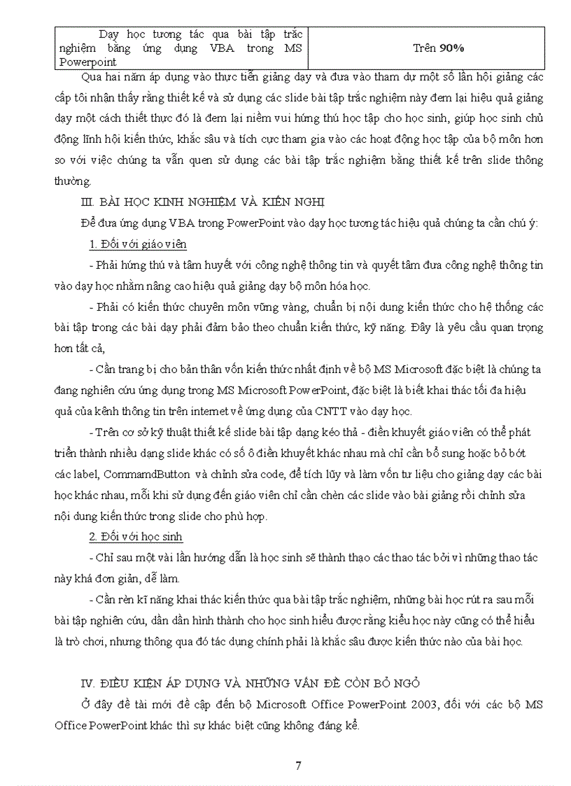 image for page Ứng dụng vba trong ms power point cho dạy học tương tác nhằm tích cực hoá hoạt động học tập của học sinh