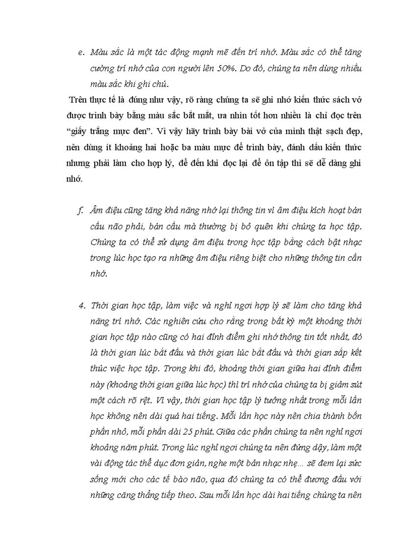 image for page Phân tích các cách rèn luyện trí nhớ và qua đó tự liên hệ với việc rèn luyện trí nhớ của cá nhân trong hoạt động học tập