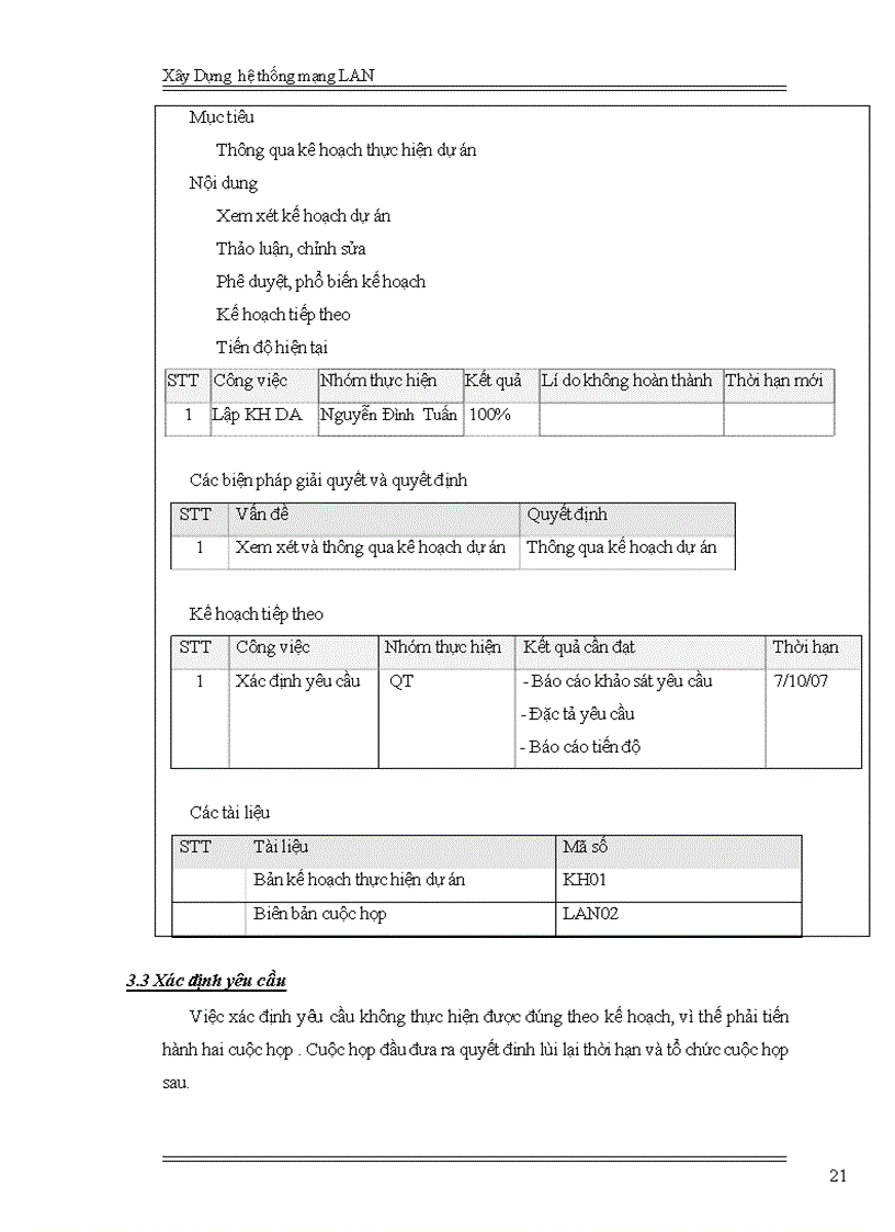 image for page Quản trị dự án Xây dựng hệ thống mạng LAN