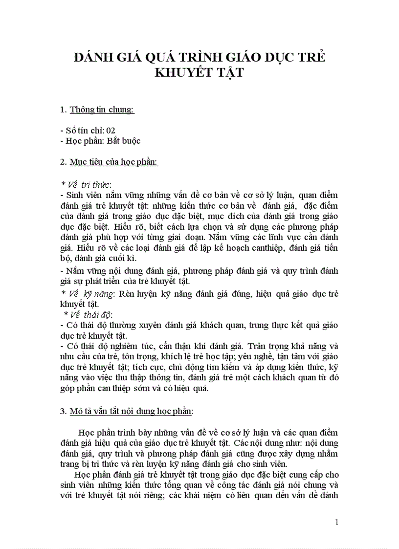 image for page Đánh giá kết quả giáo dục trẻ khuyết tật