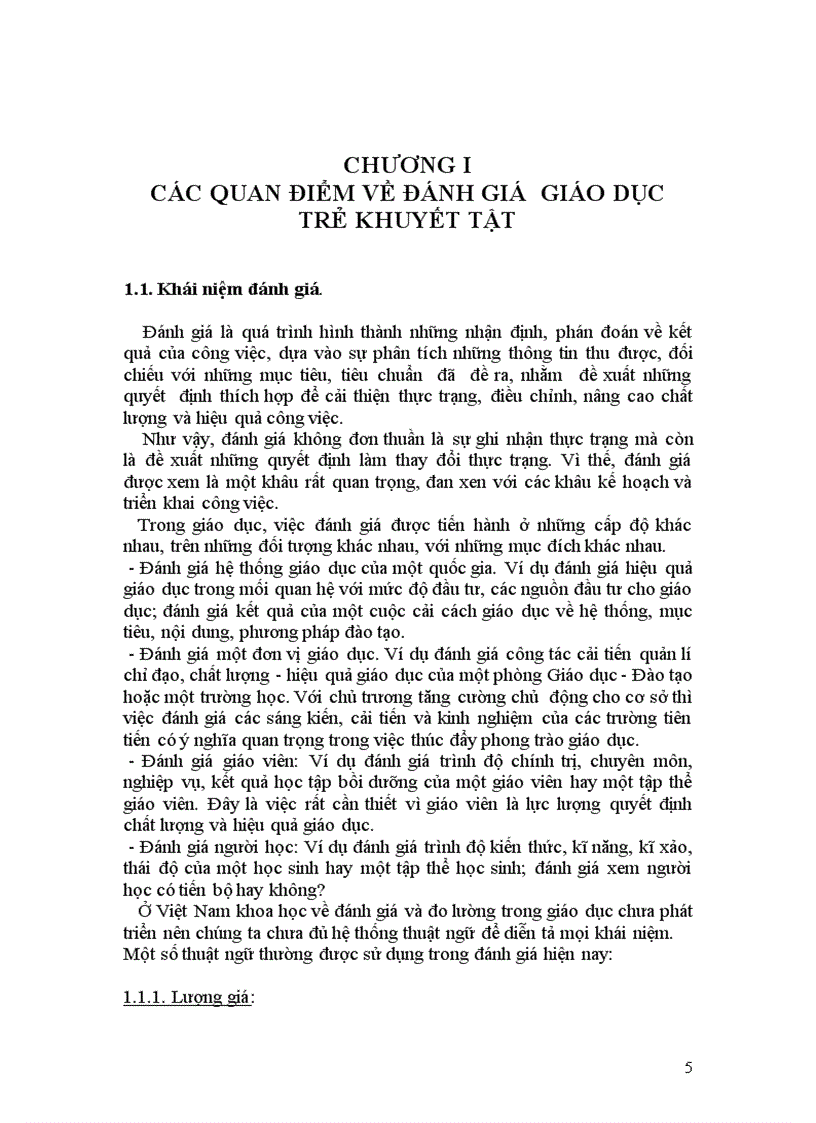 image for page Đánh giá kết quả giáo dục trẻ khuyết tật