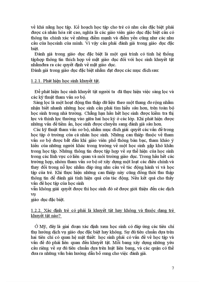 image for page Đánh giá kết quả giáo dục trẻ khuyết tật