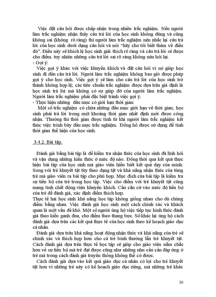 image for page Đánh giá kết quả giáo dục trẻ khuyết tật