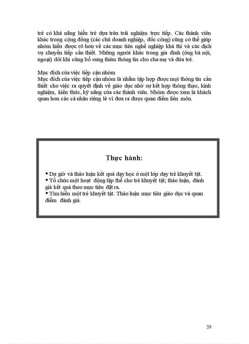 image for page Đánh giá kết quả giáo dục trẻ khuyết tật