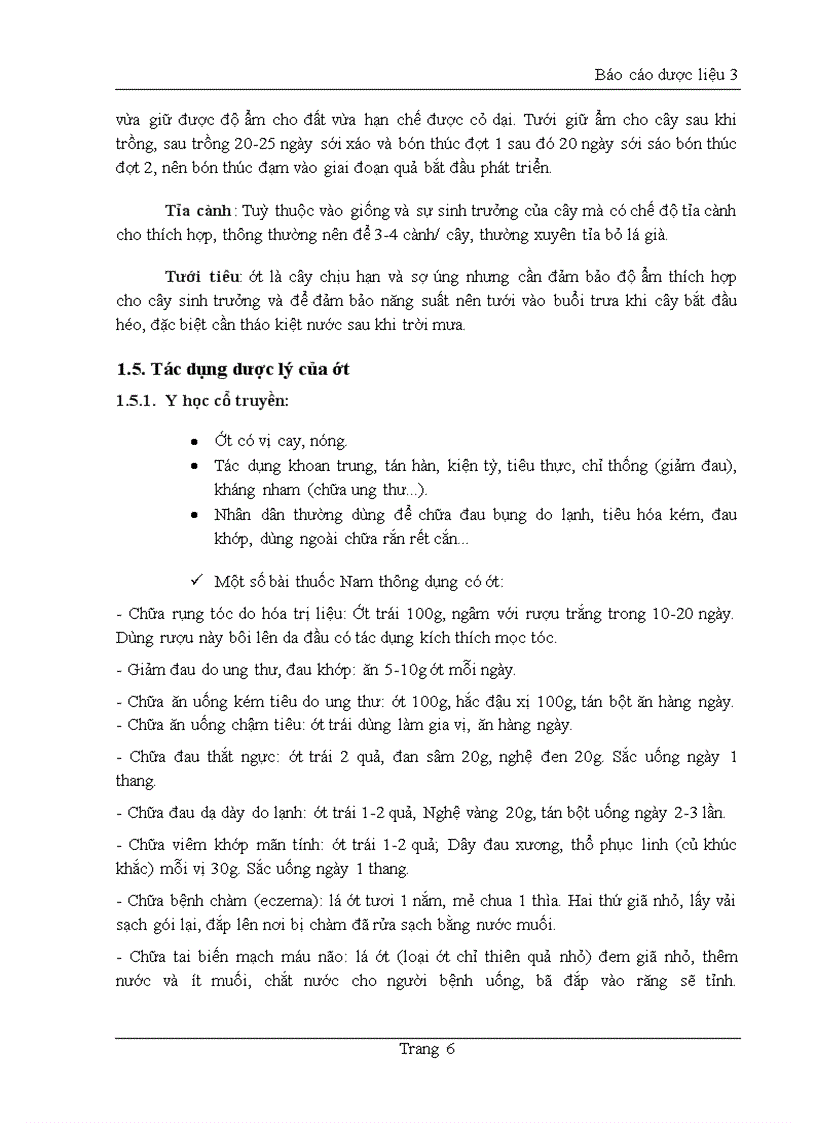 image for page Chiết xuất và phân lập Capsaicin từ cây Ớt