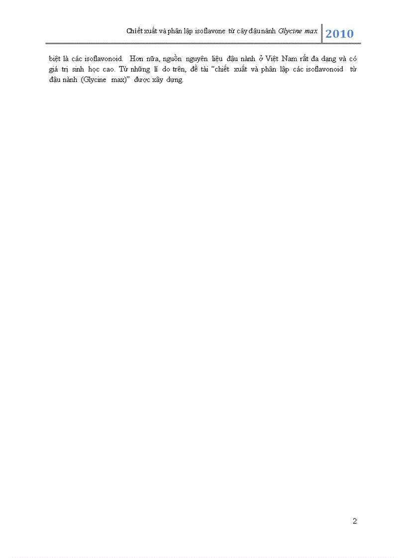 image for page Chiết xuất và phân lập các isoflavonoid từ đậu nành Glycine max