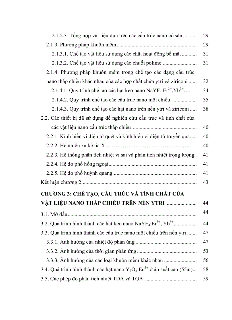 image for page Tiến sĩ khoa học vật liệu Nghiên cứu chế tạo vật liệu nano thấp chiều trên nền ytri ziriconi và tính chất quang của chúng