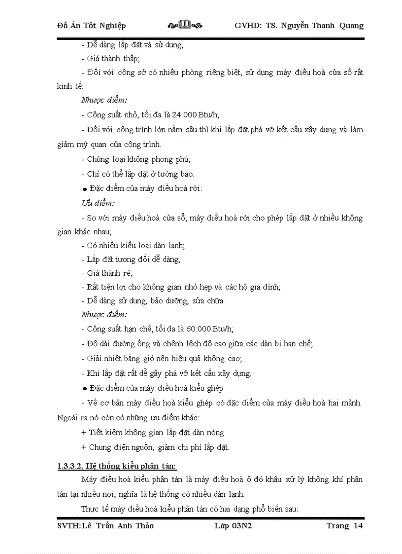 image for page Đồ án tốt nghiệp thiết kế hệ thống thông gió tính chọn máy điều hoà Water Chiller cho xưởng sản xuất của Nhà máy dược phẩm PYMEPHARCO
