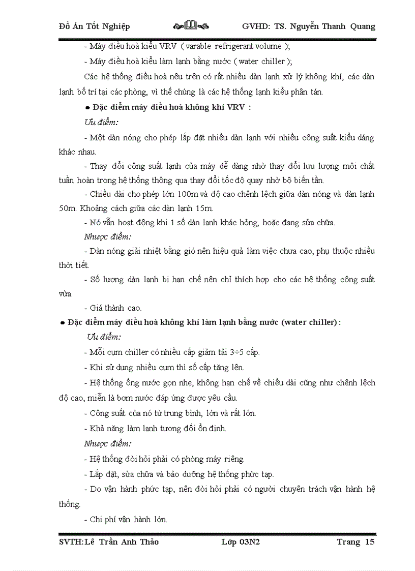image for page Đồ án tốt nghiệp thiết kế hệ thống thông gió tính chọn máy điều hoà Water Chiller cho xưởng sản xuất của Nhà máy dược phẩm PYMEPHARCO