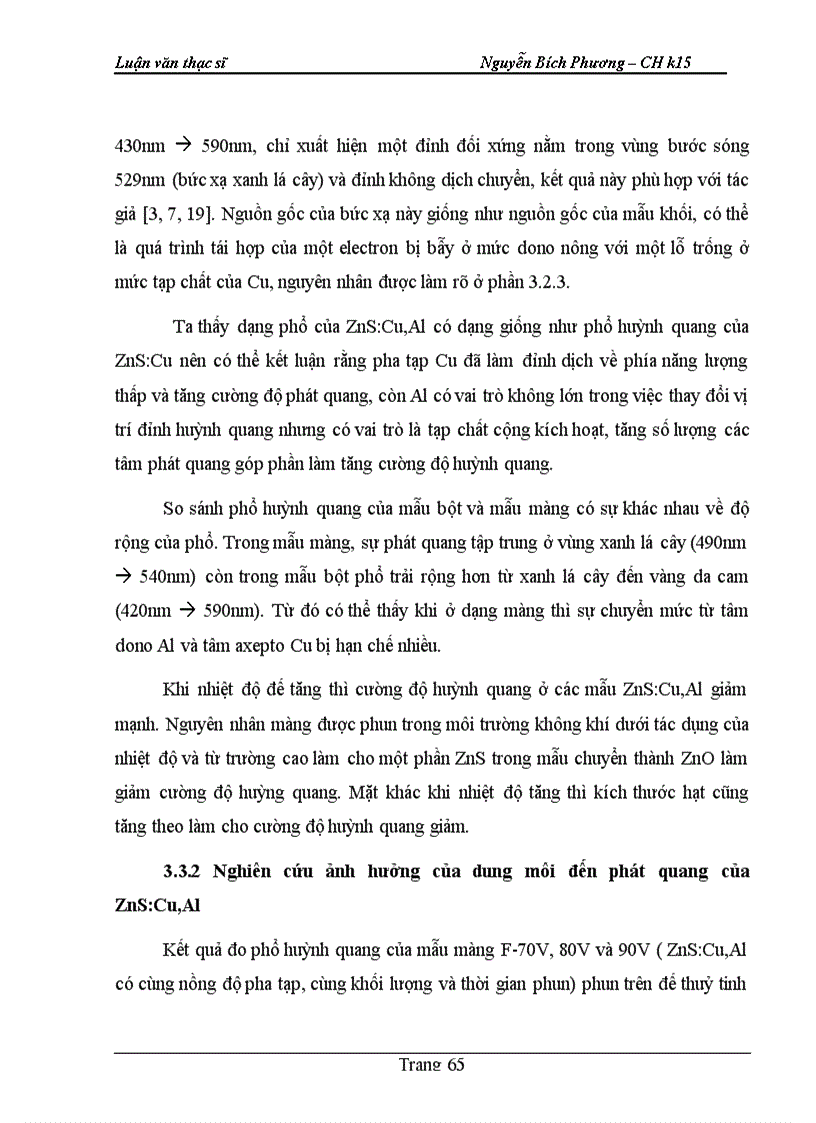 image for page Nghiên cứu và chế tạo vật liệu bột và màng ZnS Cu Al