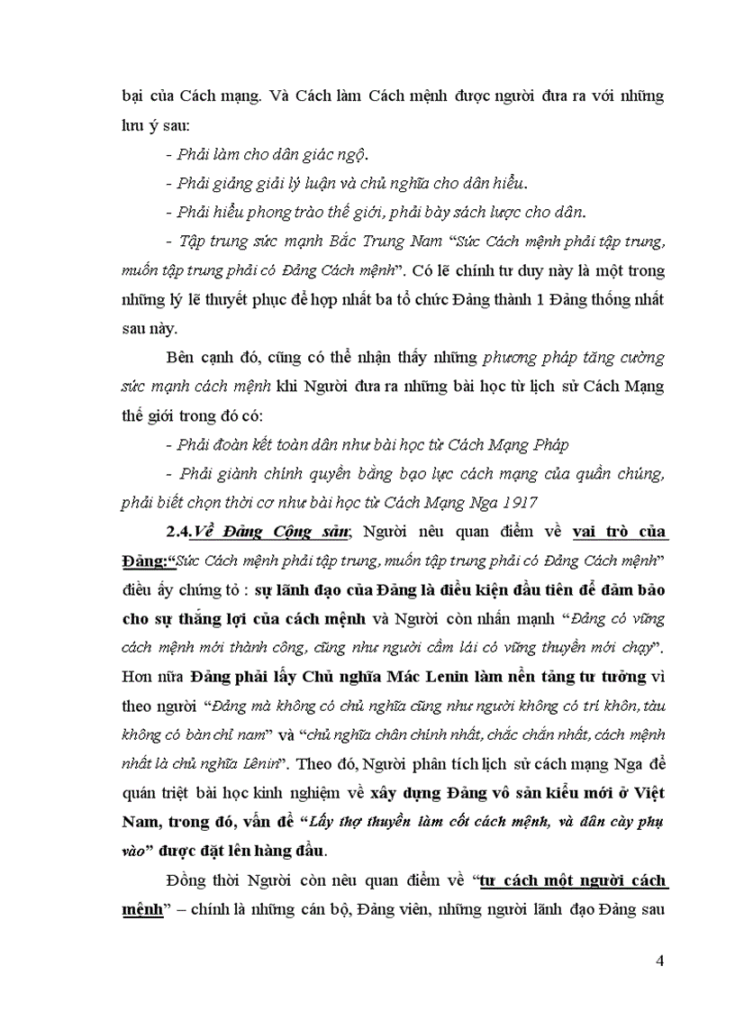 image for page Tiểu luận Giới thiệu nội dung Cách Mệnh trong tác phẩm Đường Cách Mệnh