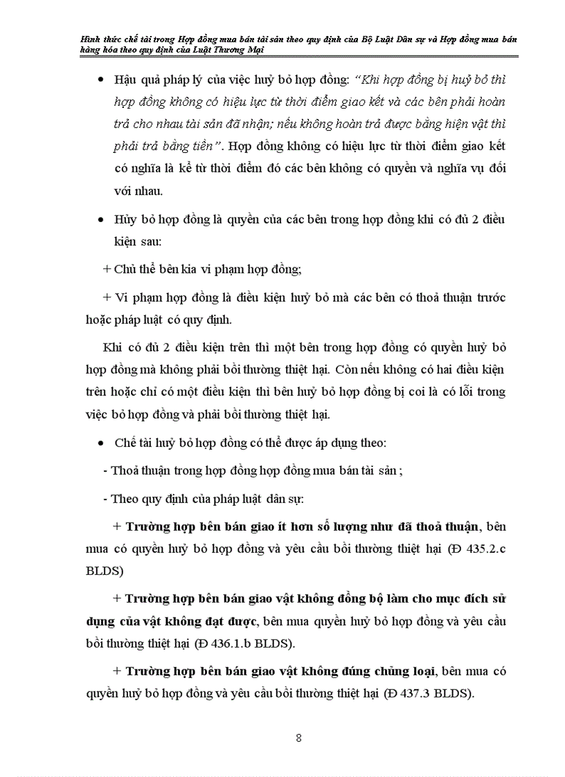 image for page Hình thức chế tài trong Hợp đồng mua bán tài sản theo quy định của Bộ Luật Dân sự và Hợp đồng mua bán hàng hóa theo quy định của Luật Thương Mại