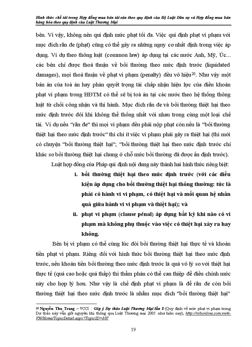 image for page Hình thức chế tài trong Hợp đồng mua bán tài sản theo quy định của Bộ Luật Dân sự và Hợp đồng mua bán hàng hóa theo quy định của Luật Thương Mại