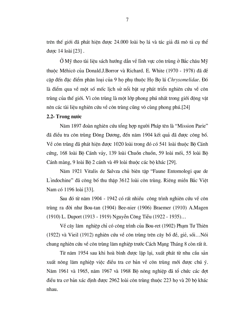 image for page Nghiên cứu đặc điểm sinh học của côn trùng thuộc Bộ Cánh cứng hại lá keo và những phương pháp phòng trừ chúng tại huyện Phú Lương tỉnh Thái Nguyên