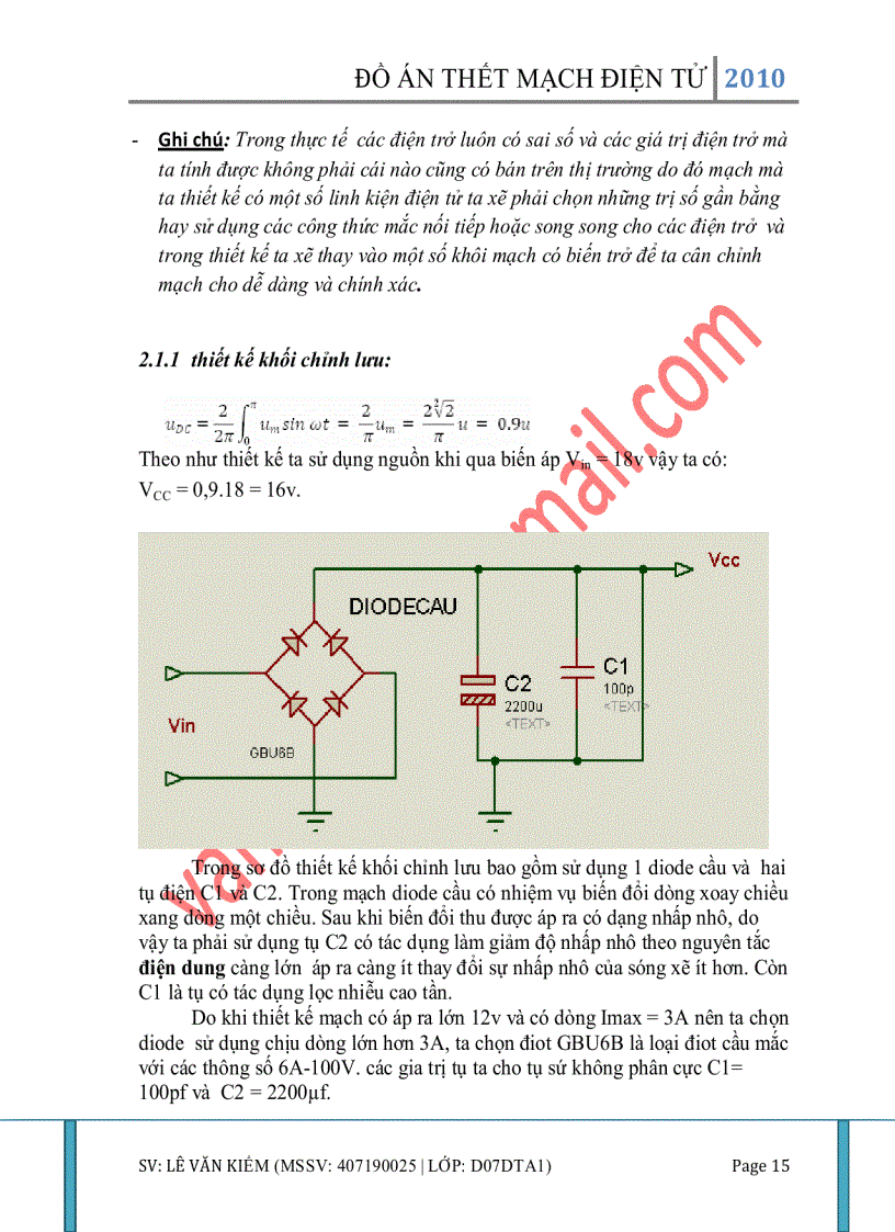 image for page Thiết kế mạch nguồn 12V 3A