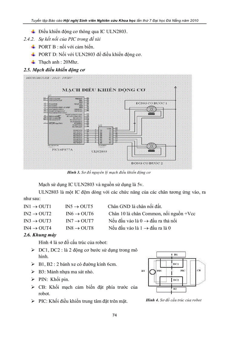 image for page Thiết kế robot mini tự hành dò đường trong mê cung