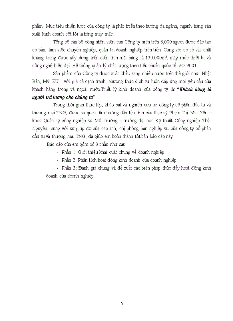 image for page Báo cáo thưc tập tốt nghiệp tại Công ty cổ phần đầu tư và thương mại TNG khoa quản lý ĐH kỹ thuật công nghiệp thái nguyên