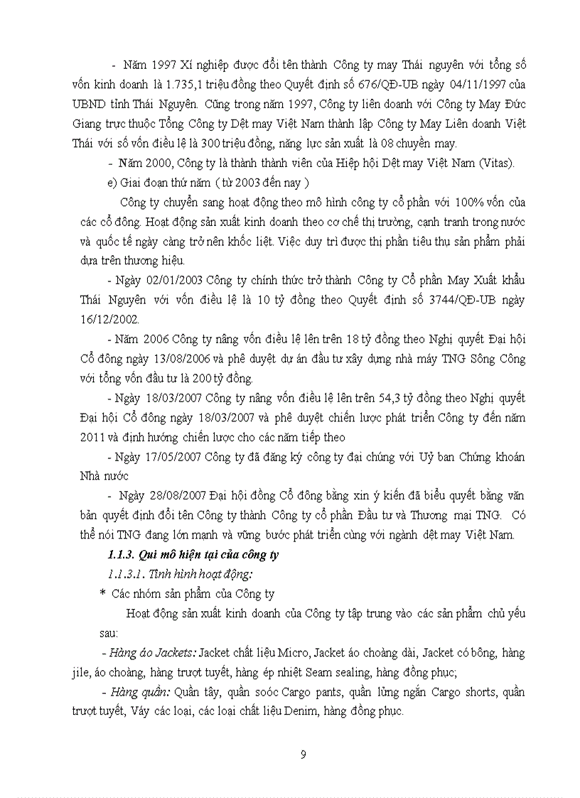 image for page Báo cáo thưc tập tốt nghiệp tại Công ty cổ phần đầu tư và thương mại TNG khoa quản lý ĐH kỹ thuật công nghiệp thái nguyên