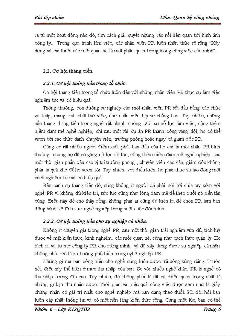 image for page Môi trường làm việc Trong nghề PR