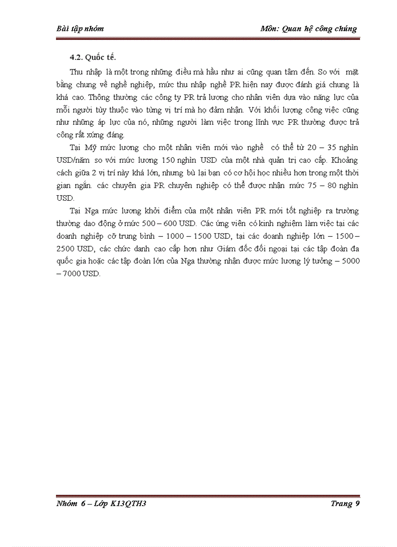 image for page Môi trường làm việc Trong nghề PR