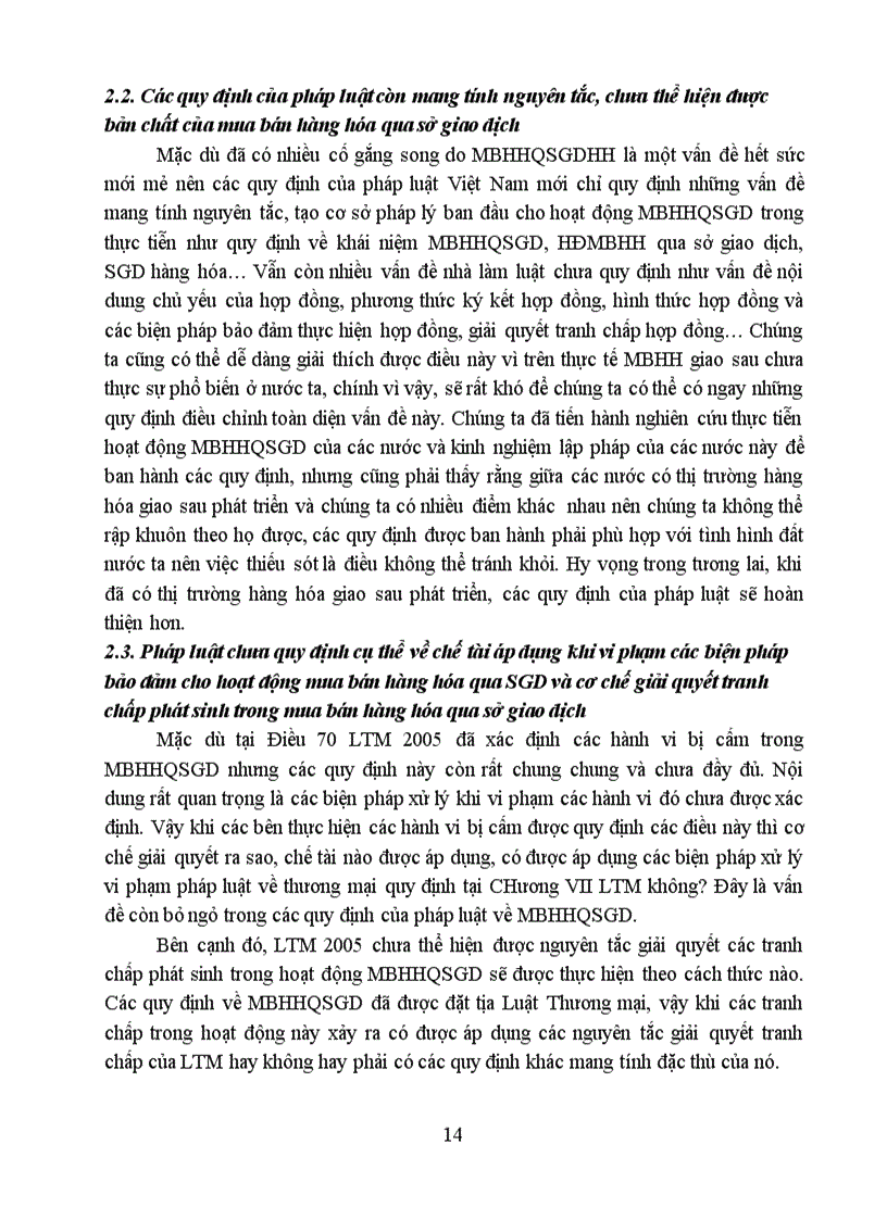 image for page Mua bán hàng hóa qua sở giao dịch theo quy định của pháp luật hiện hành