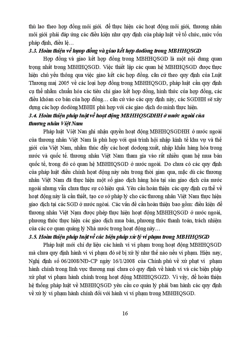 image for page Mua bán hàng hóa qua sở giao dịch theo quy định của pháp luật hiện hành