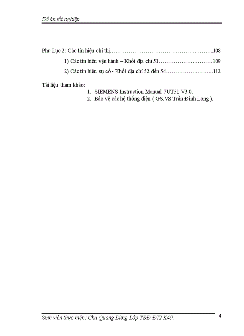 Đồ án tốt nghiệp bảo vệ so lệch máy biến áp điện lực bằng rơ le số 7UT51x Siemens DATN K49 ĐHBKHN