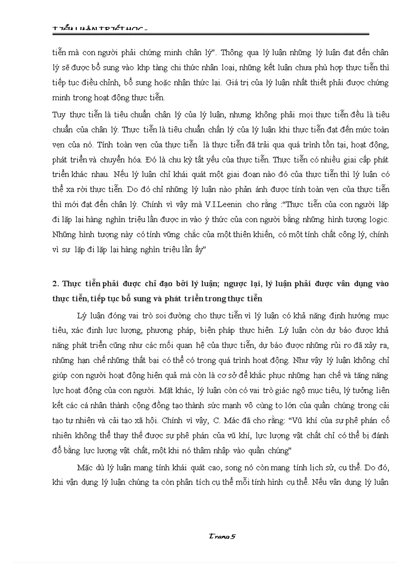 image for page Nguyên tắc thống nhất giữa lý luận và thực tiễn và sự vận dụng quan điểm đó vào quá trình đổi mới ở Việt Nam