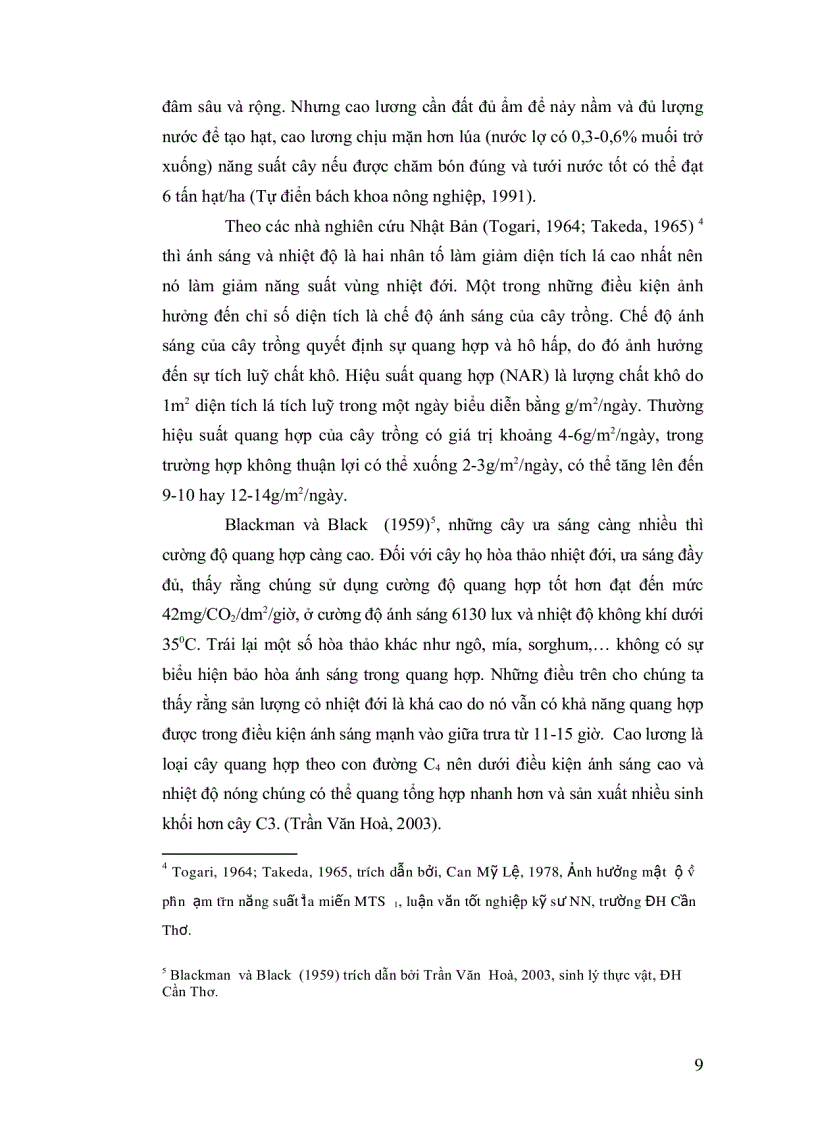 image for page So sánh năng suất và khả năng chịu ngập của tám giống dòng cao lương