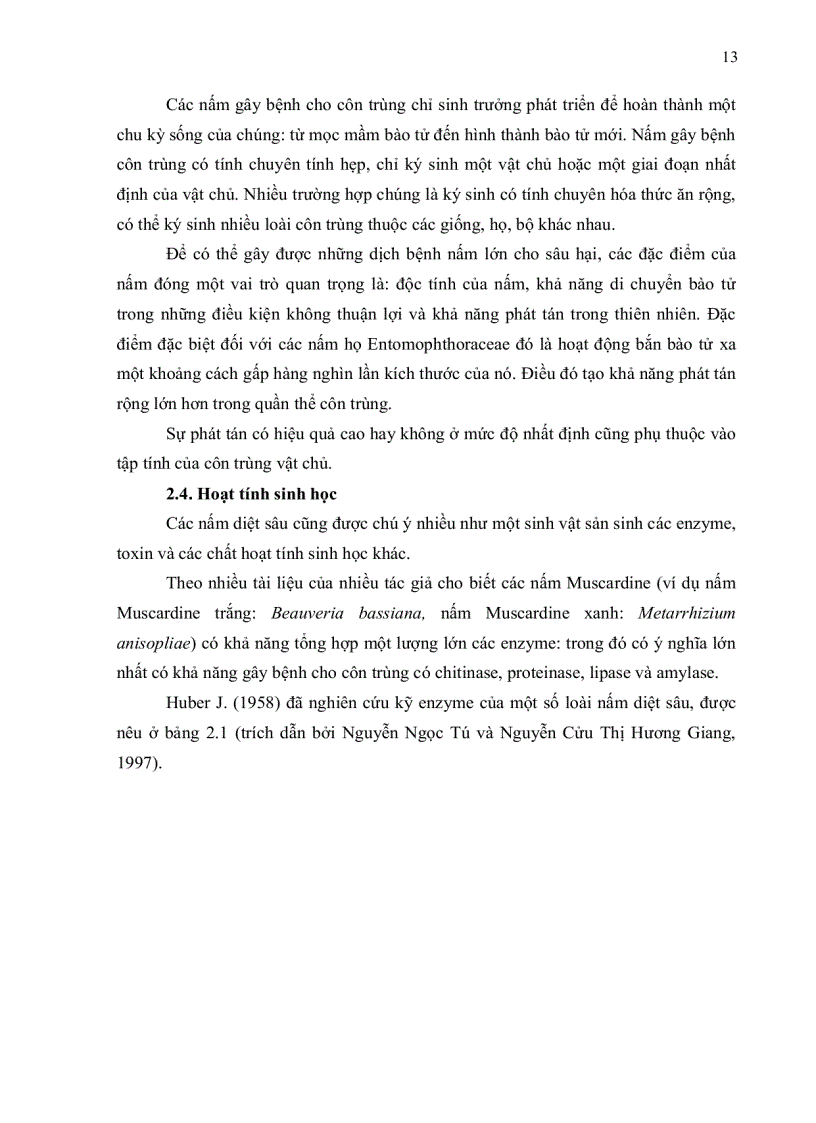 image for page XÁC ĐỊNH GEN GÂY ĐỘC VÀ TÍNH ĐA DẠNG DI TRUYỀN CỦA NẤM Metarrhizium anisopliae KÝ SINH TRÊN CÔN TRÙNG