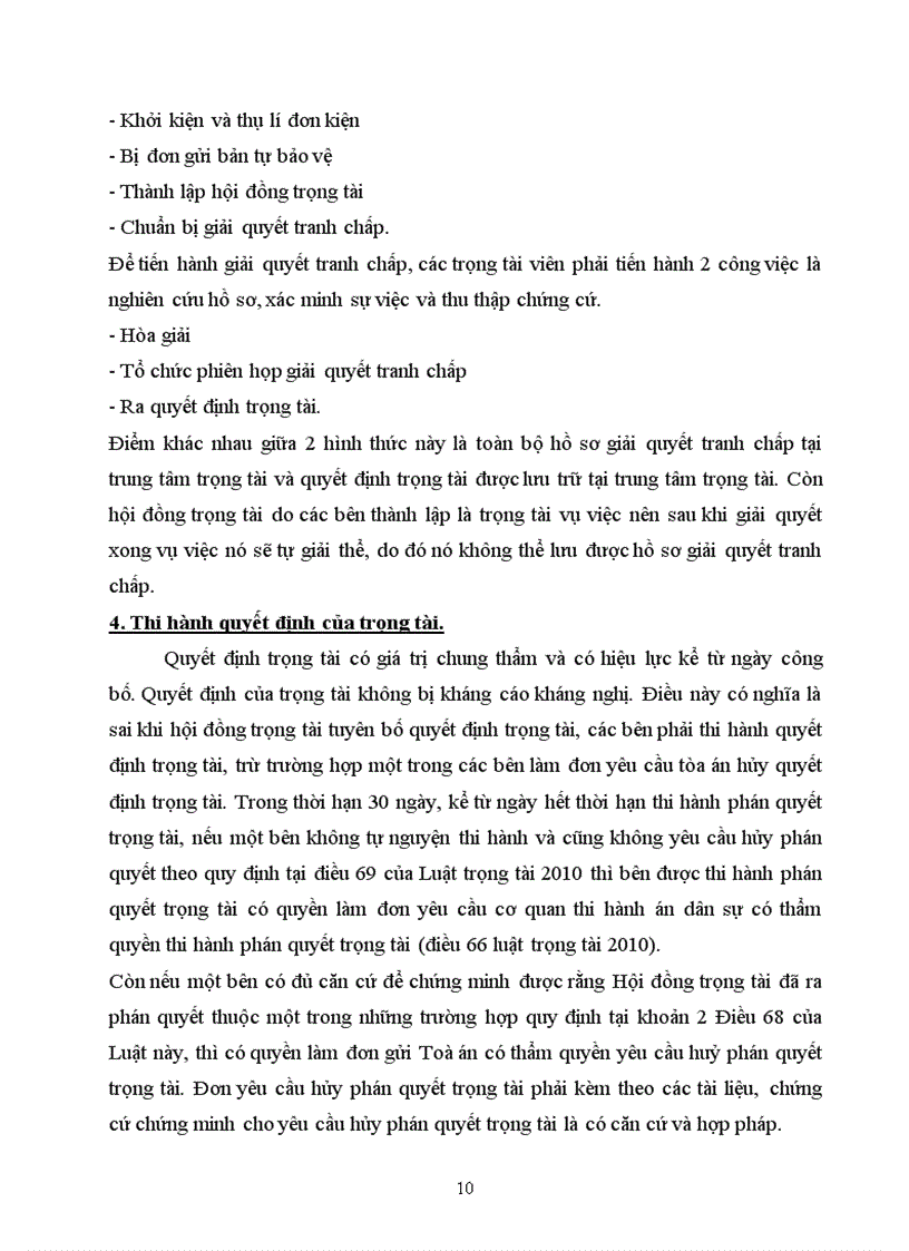 image for page Thủ tục giải quyết tranh chấp thương mại bằng trọng tài thương mại theo luật trọng tài 2010