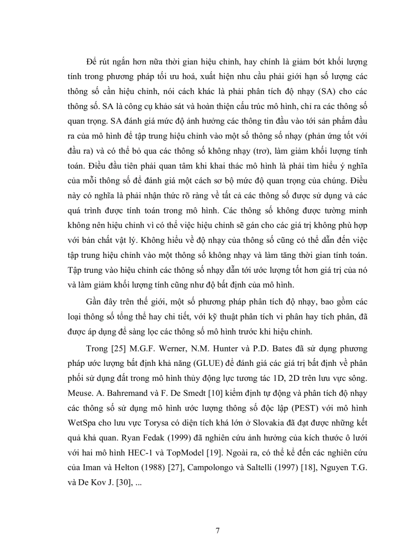 image for page Ứng dụng phương pháp Morris đánh giá độ nhạy các thông số trong mô hình WetSpa