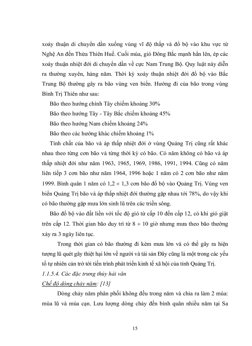 image for page Đánh giá tác động của tổ hợp công trình lên trường thủy động lực vùng cửa sông ven biển Cửa Tùng tỉnh Quảng Trị