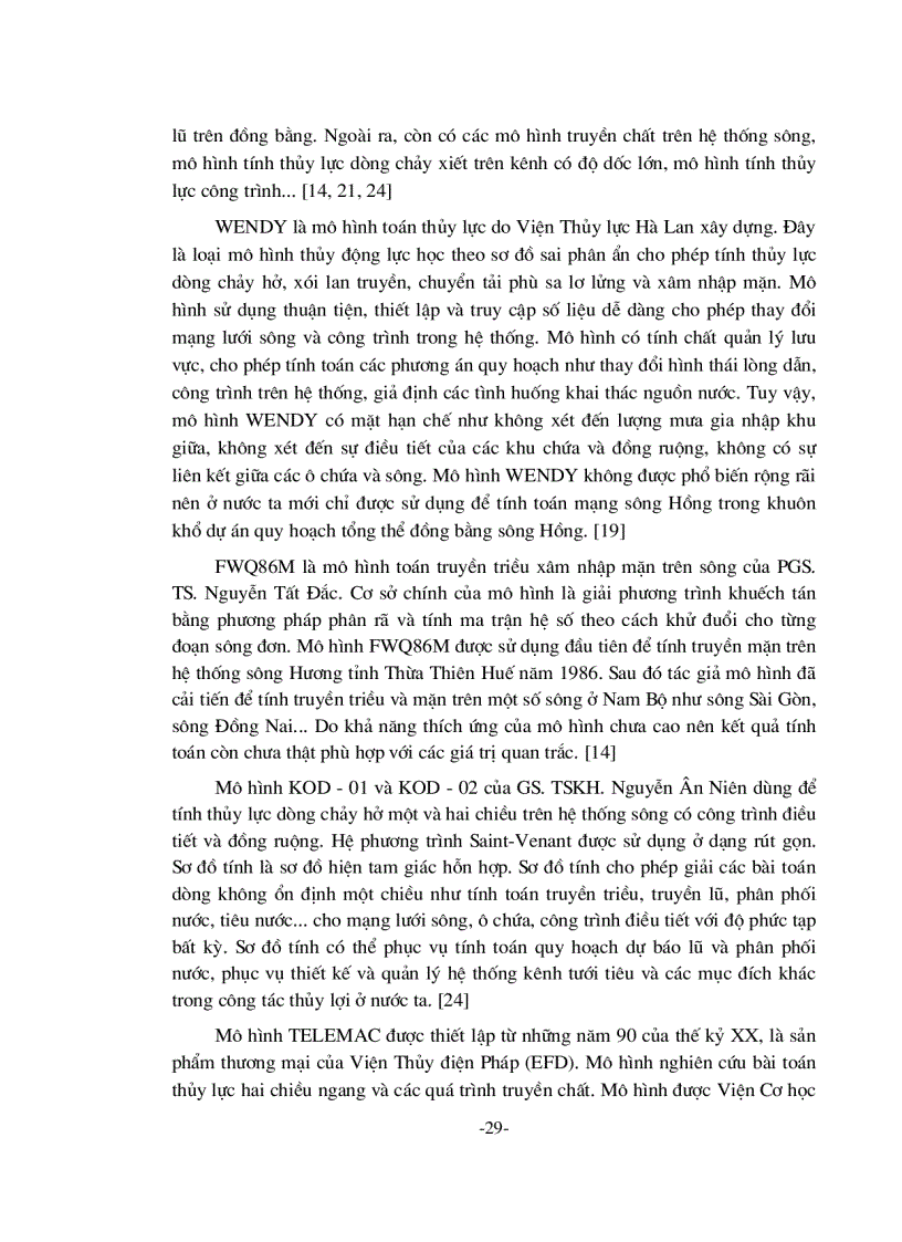image for page Nghiên cứu ứng dụng mô hình toán mô phỏng lũ tràn đồng trên hệ thống sông Hương tỉnh Thừa Thiên Huế