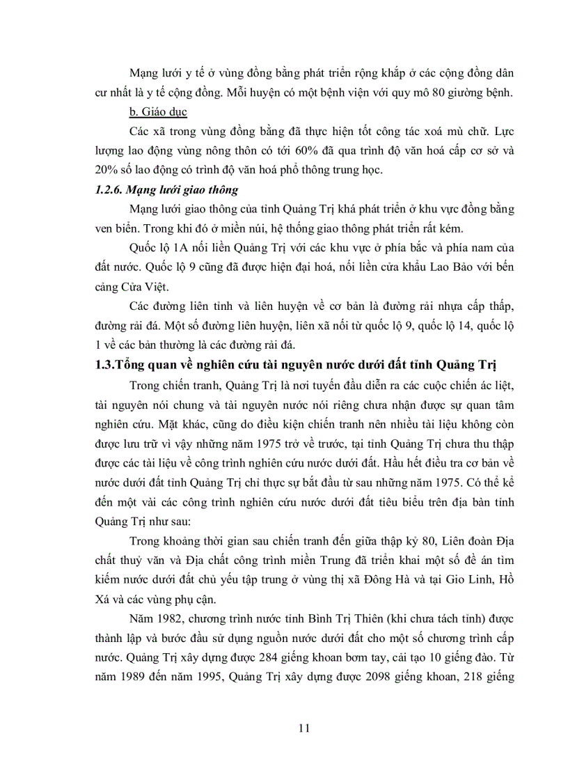 image for page Đánh giá tiềm năng nước dưới đất miền đồng bằng tỉnh Quảng Trị phục vụ quy hoạch phát triển kinh tế xã hội và môi trường bền vững