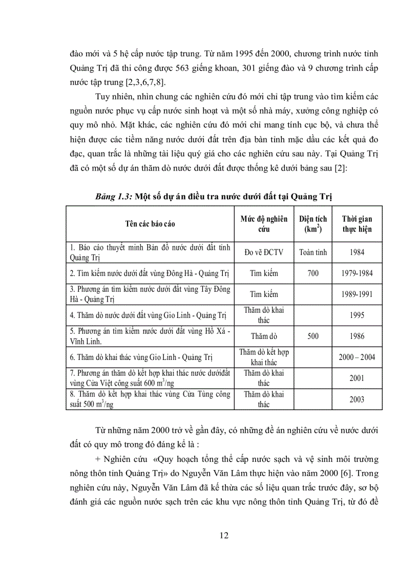 image for page Đánh giá tiềm năng nước dưới đất miền đồng bằng tỉnh Quảng Trị phục vụ quy hoạch phát triển kinh tế xã hội và môi trường bền vững
