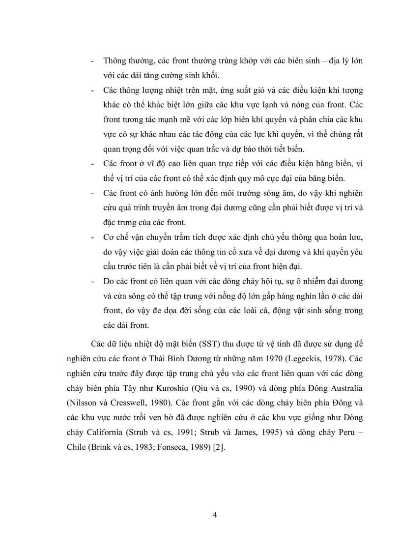 image for page Quy trình tính toán front nhiệt mặt biển với phương pháp của Cayula Cornillon