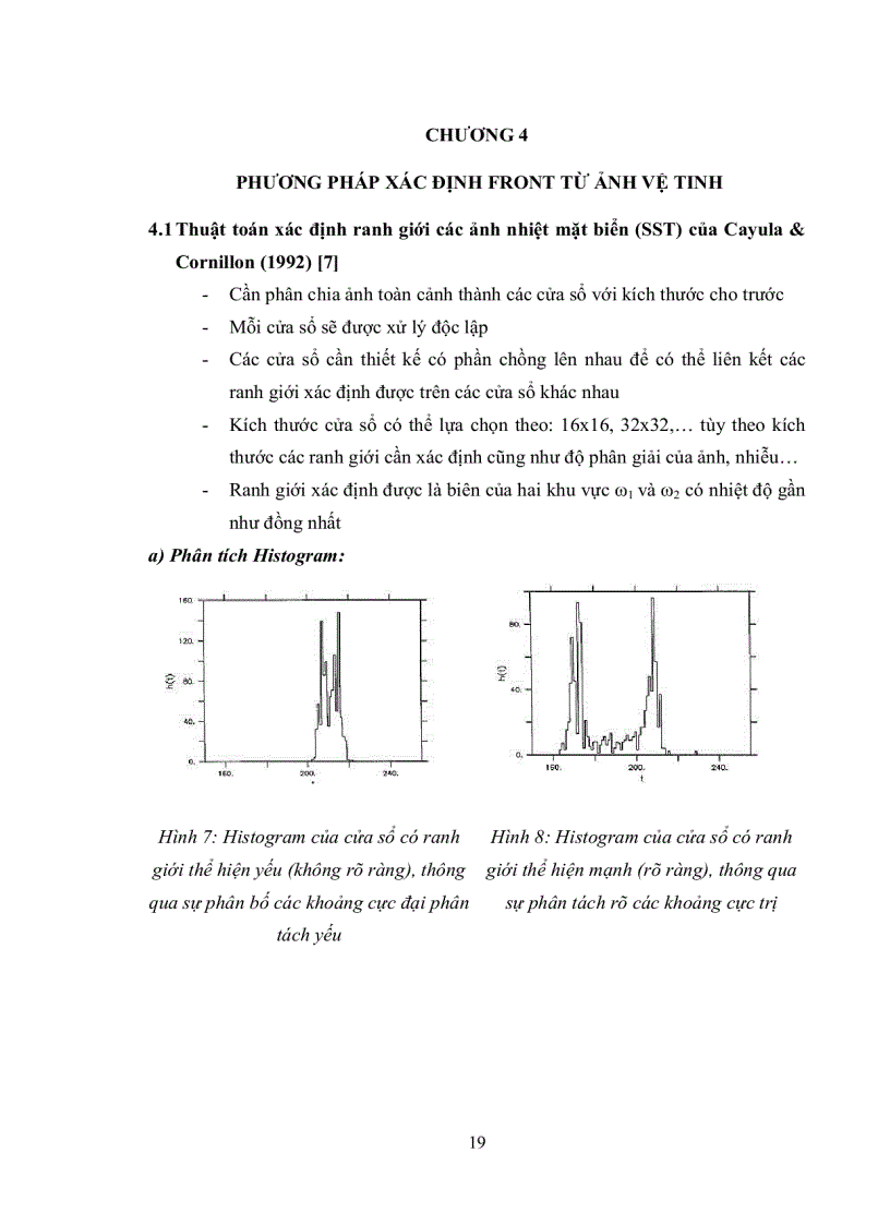 image for page Quy trình tính toán front nhiệt mặt biển với phương pháp của Cayula Cornillon
