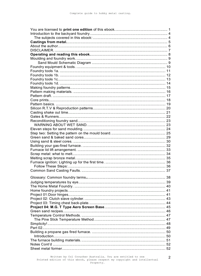 image for page Casting