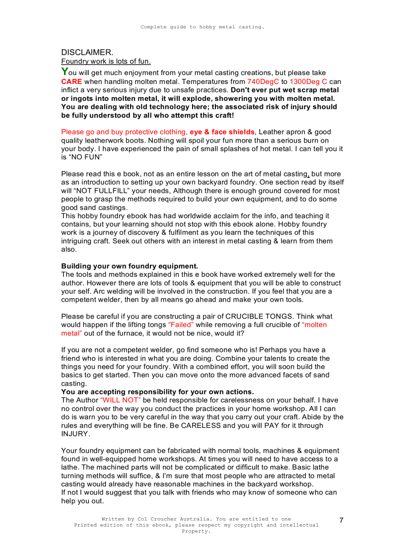 image for page Casting