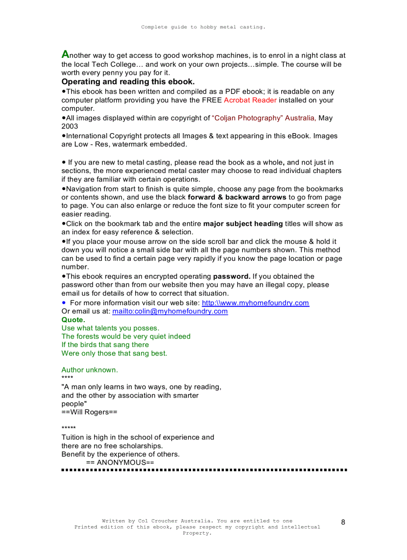 image for page Casting