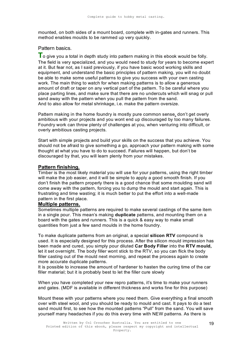 image for page Casting