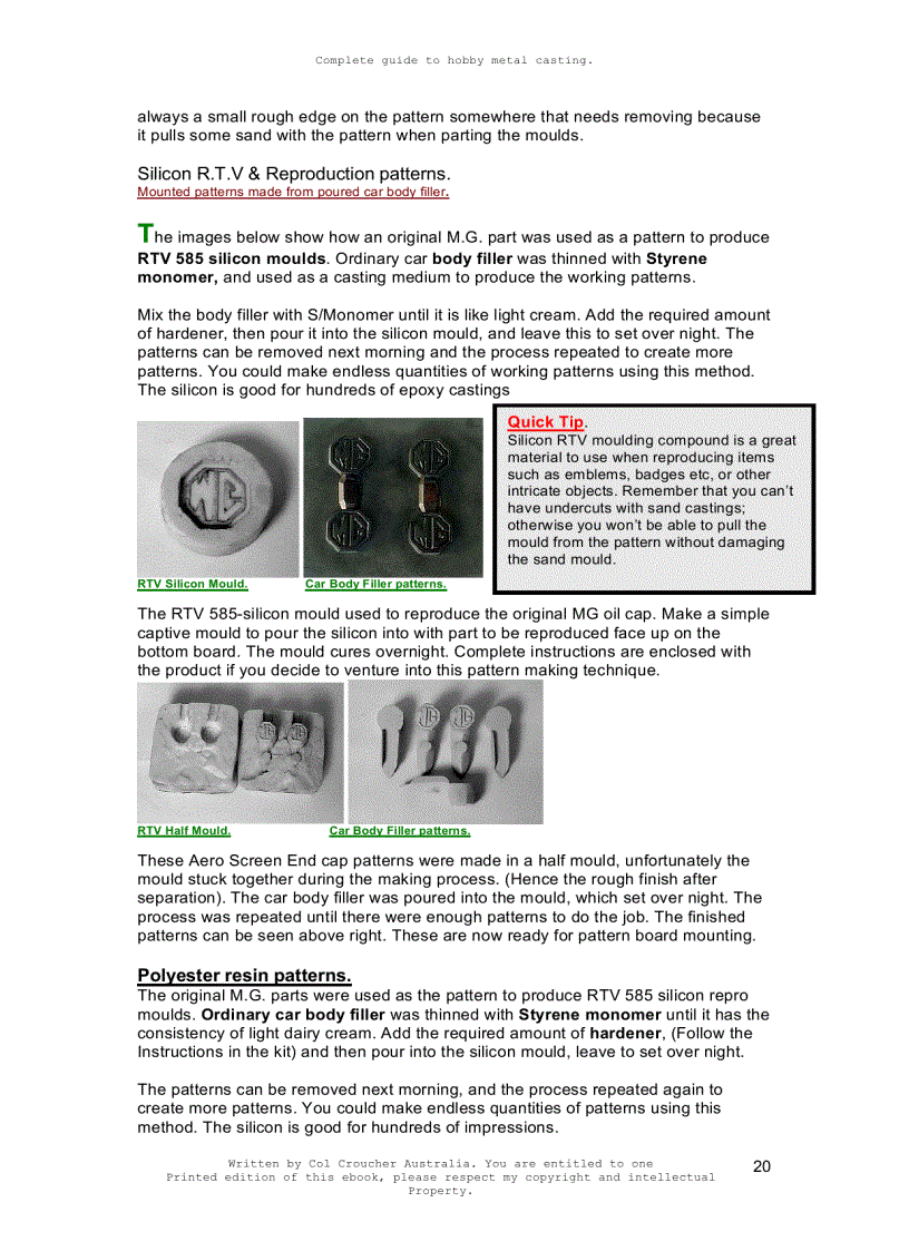 image for page Casting